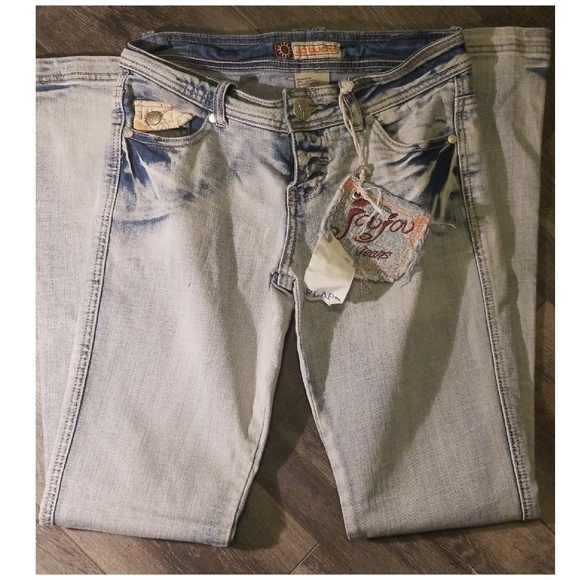 Rare JouJou Bleached Flare Jeans. - Picture 2 of 8